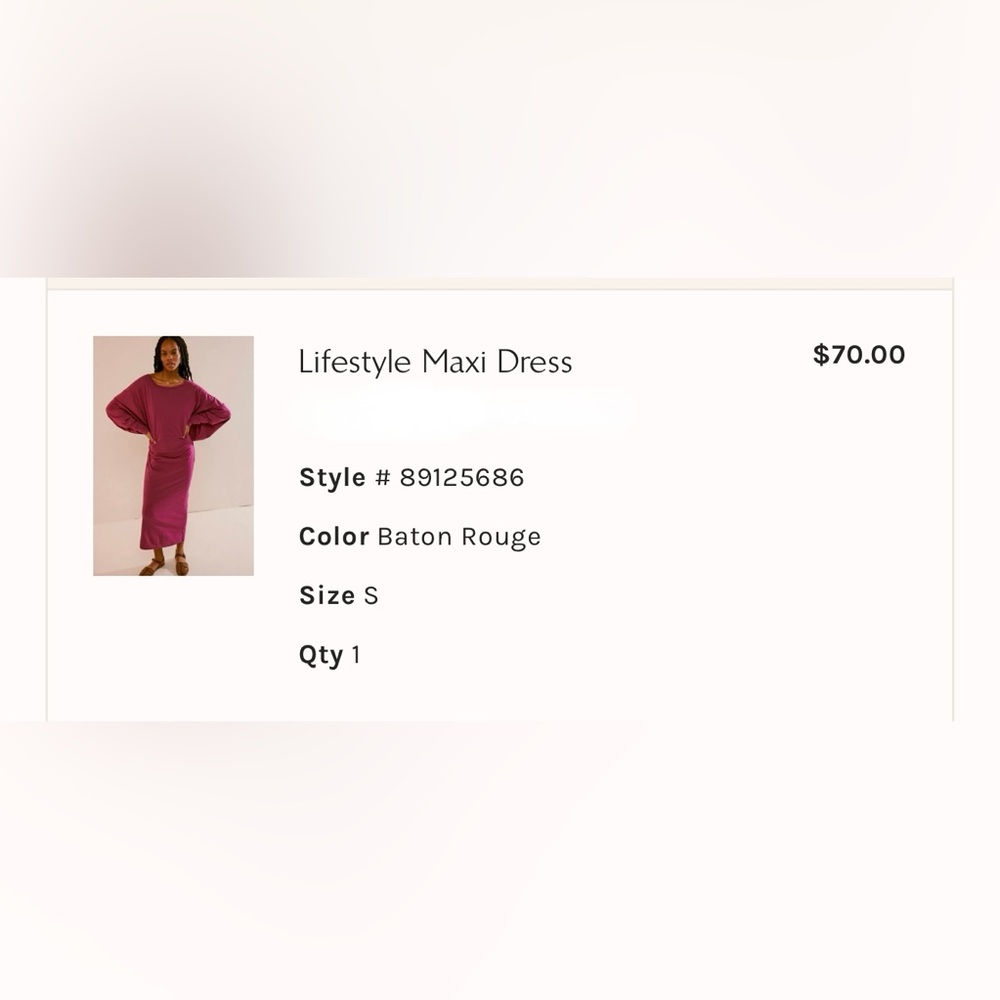 Free People Lifestyle maxi dress color -Baton Rouge size small S